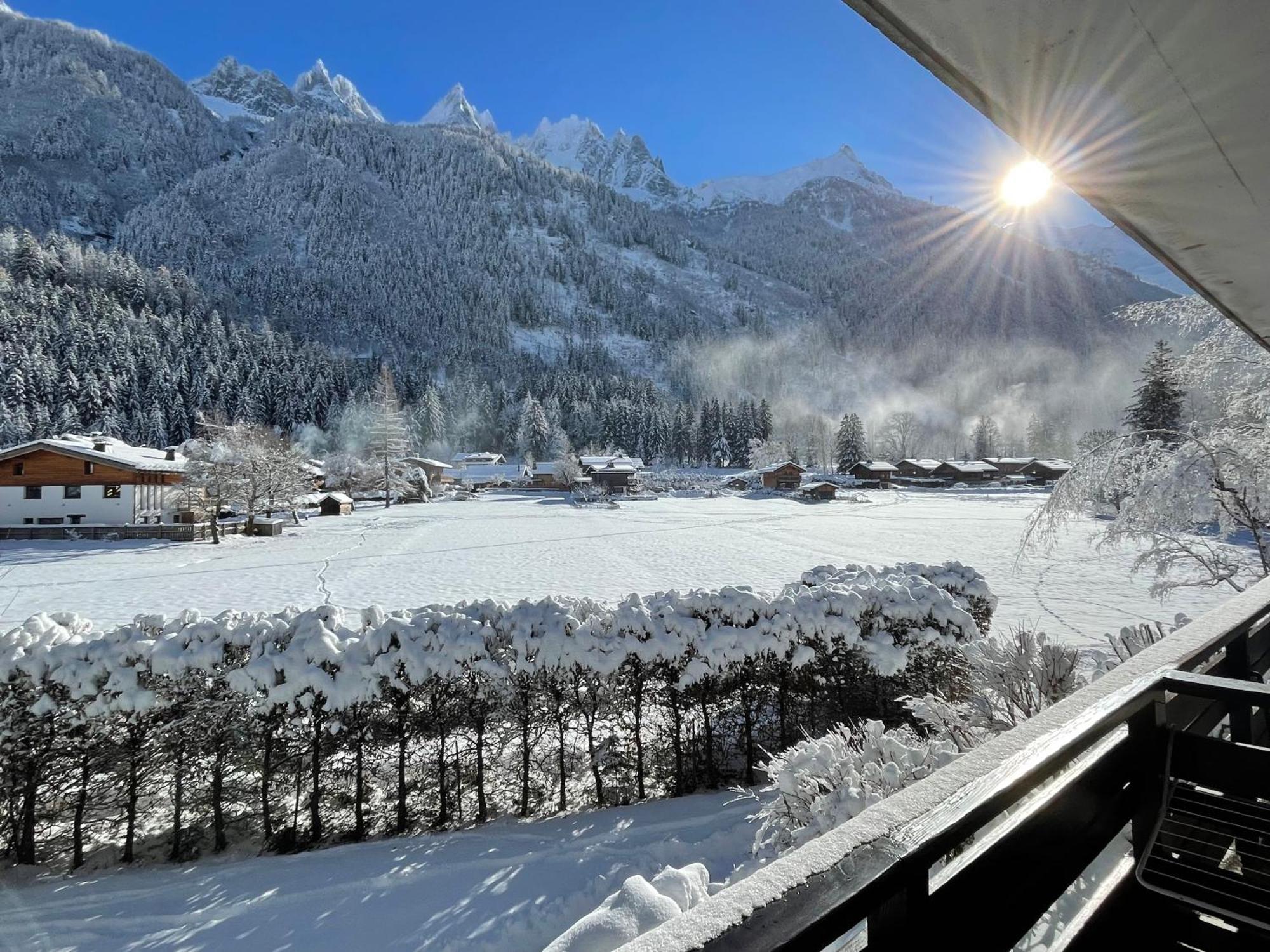 Residence Bois Du Bouchet, Appartement Vue Montagne, Calme, Parking Gratuit, Proche Centre Chamonix Exterior photo